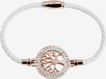 Akzent Bracelet 'Leah, langlebig' in White: front