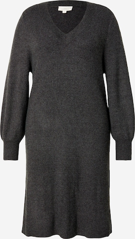 ONLY Carmakoma Strikkjole 'CARKATIA' i grå: forside