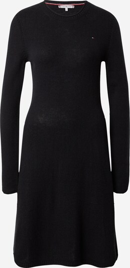 TOMMY HILFIGER Stickad klänning i marinblå / blodröd / svart / vit, Produktvy
