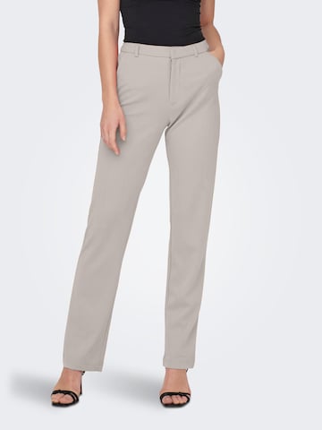 JDY Loose fit Pants 'GEGGO' in Grey: front