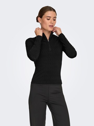 ONLY PLAY Λειτουργικό μπλουζάκι σε μαύρο: μπροστά