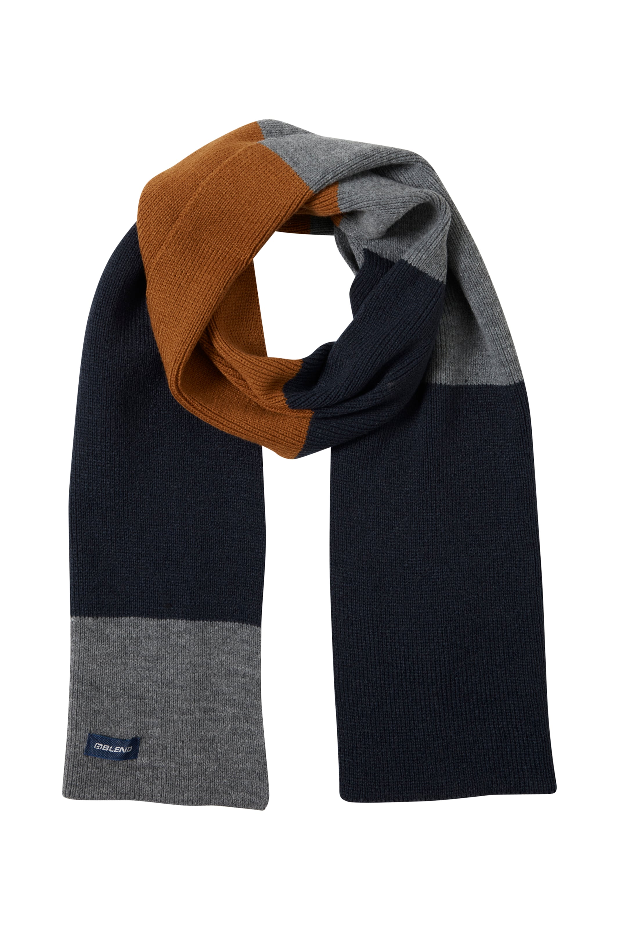 BLEND Scarf 'EARNEST' in Mixed colours: front