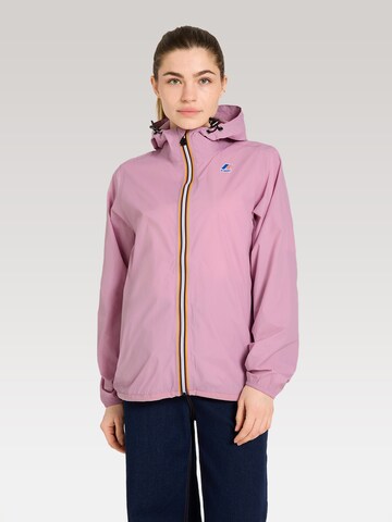 Veste fonctionnelle 'Le Vrai 4.0 Claude' K-Way en violet : devant