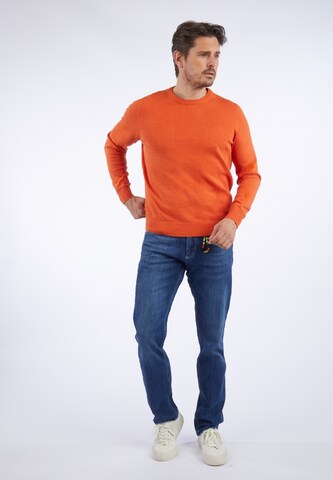 HECHTER PARIS Pullover in Orange