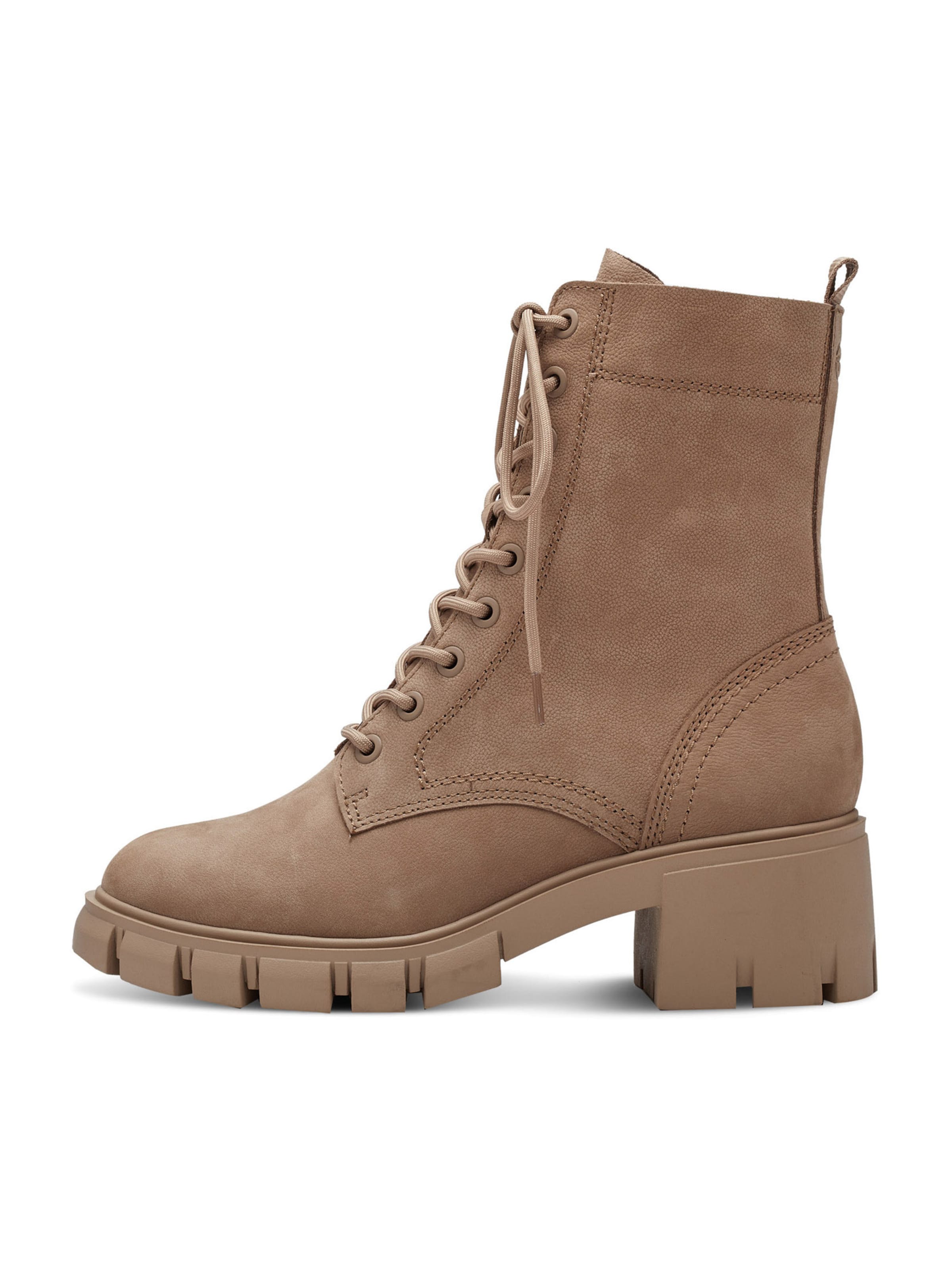 Bottines à lacets Tamaris en beige