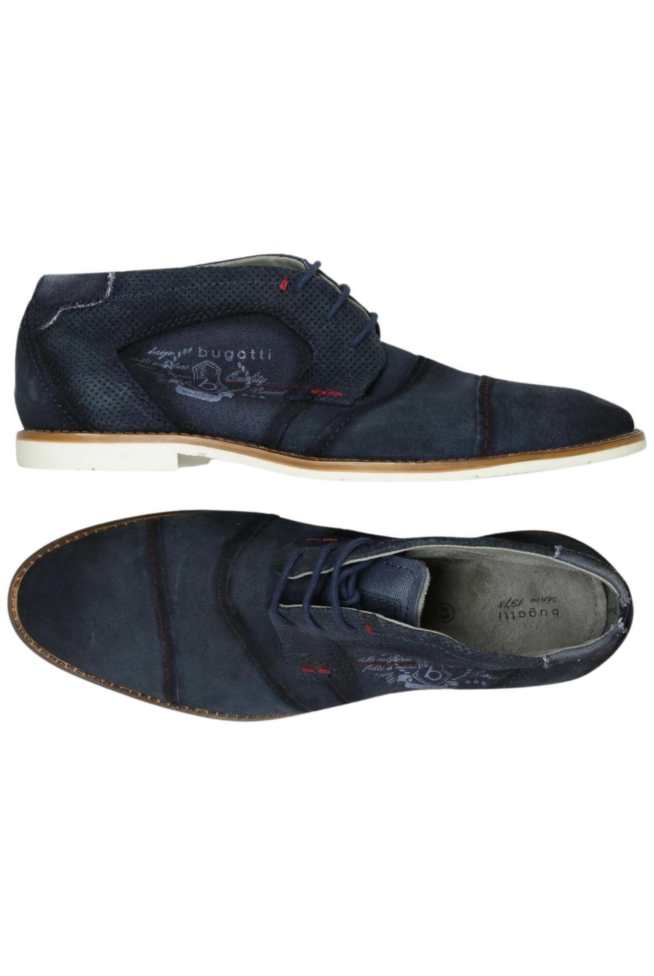 bugatti Halbschuh 43 in Blau: Vorderseite