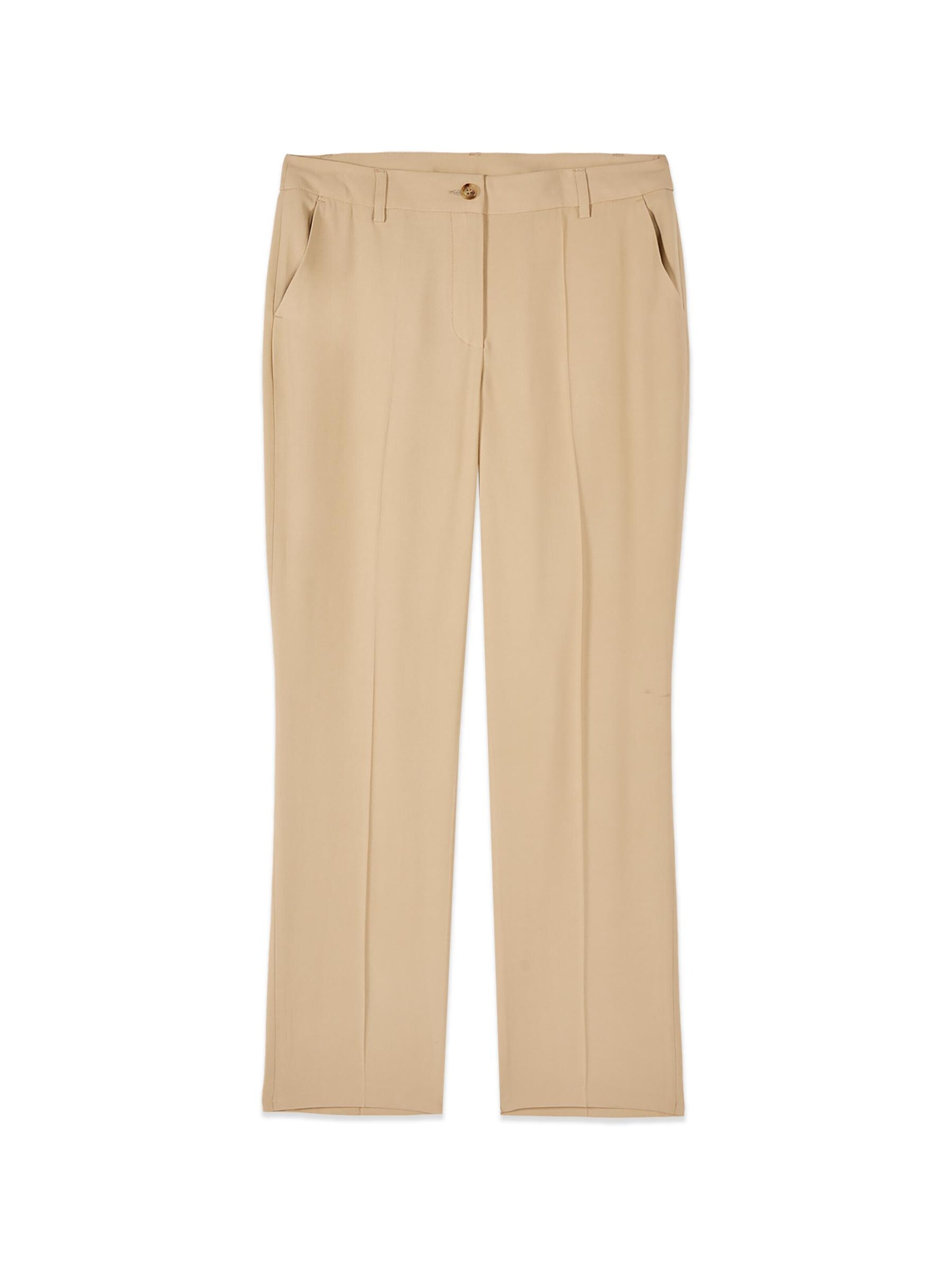 oltre - Acampanado Pantalón en beige: frente