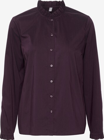 CULTURE Blouse 'Antoinett' in Purple: front