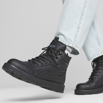 PUMA Lace-Up Boots 'Desierto v3 Puretex' in Black: front