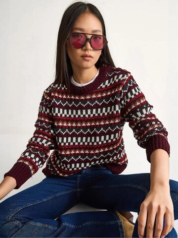 Bianco Lucci Sweater in Red