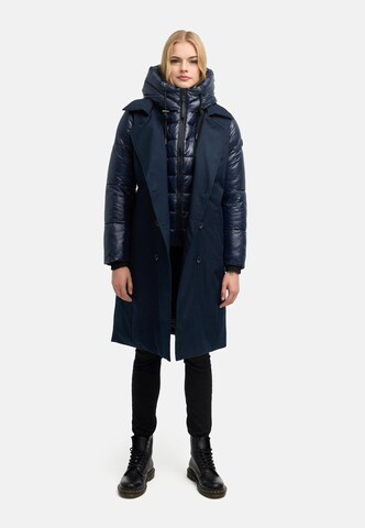 NAVAHOO Winter coat 'City-Glow 14' in Blue