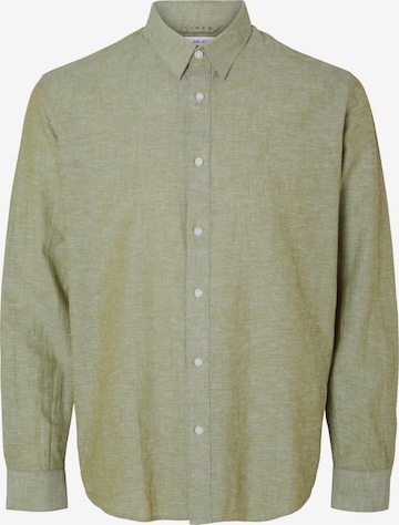 Chemise SELECTED HOMME en vert : devant