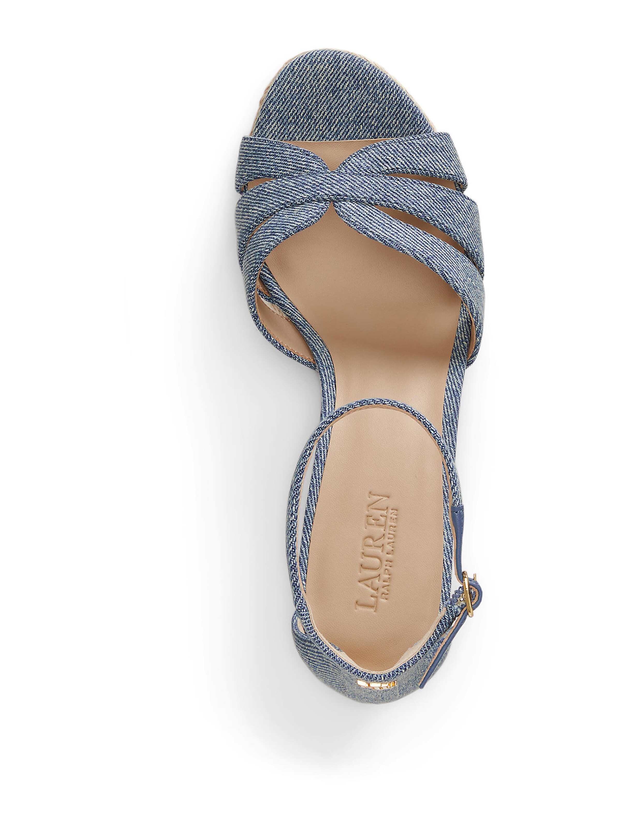 Sandales 'NELLIE' Lauren Ralph Lauren en bleu