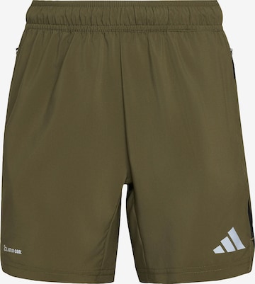 ADIDAS SPORTSWEAR - Pantalón deportivo 'Tech Apparel' en verde: frente