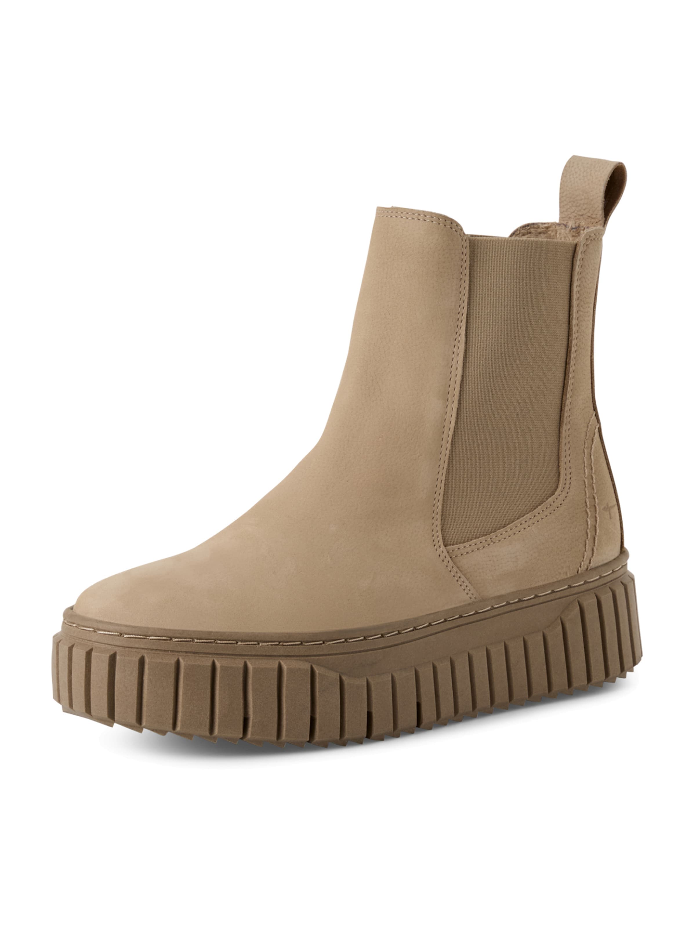 Tamaris Chelsea boots in Grey: front