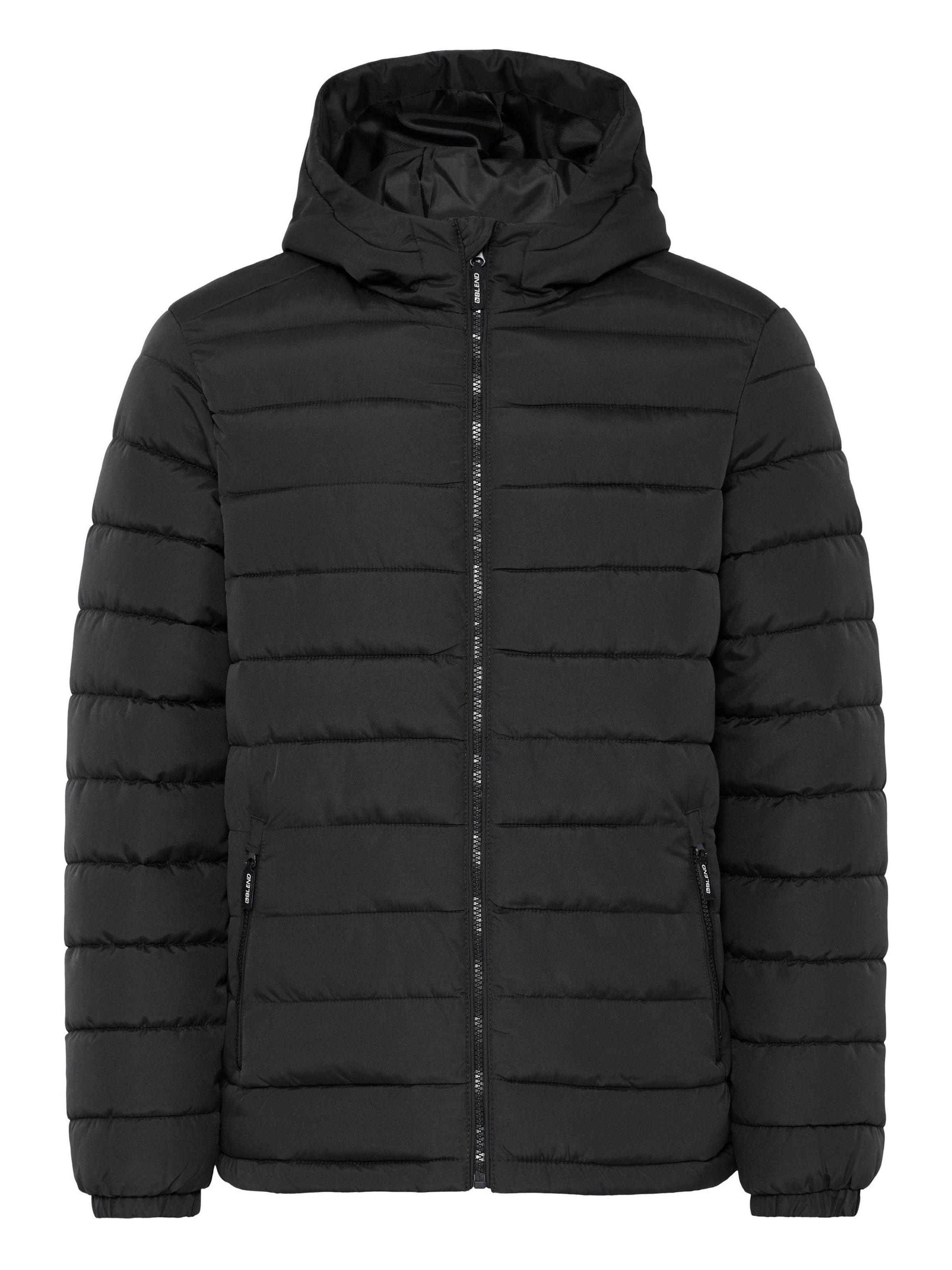 BLEND Steppjacke 'Mela' in Schwarz: Vorderseite