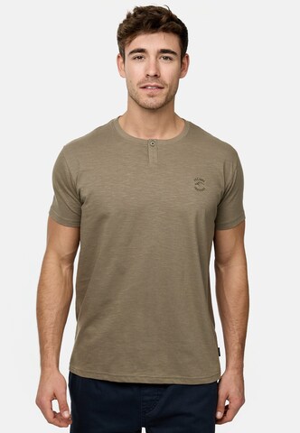 T-Shirt 'Ansel' INDICODE JEANS en vert : devant