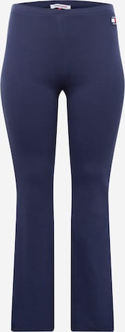Tommy Jeans Curve Zvonový Kalhoty – modrá: přední strana