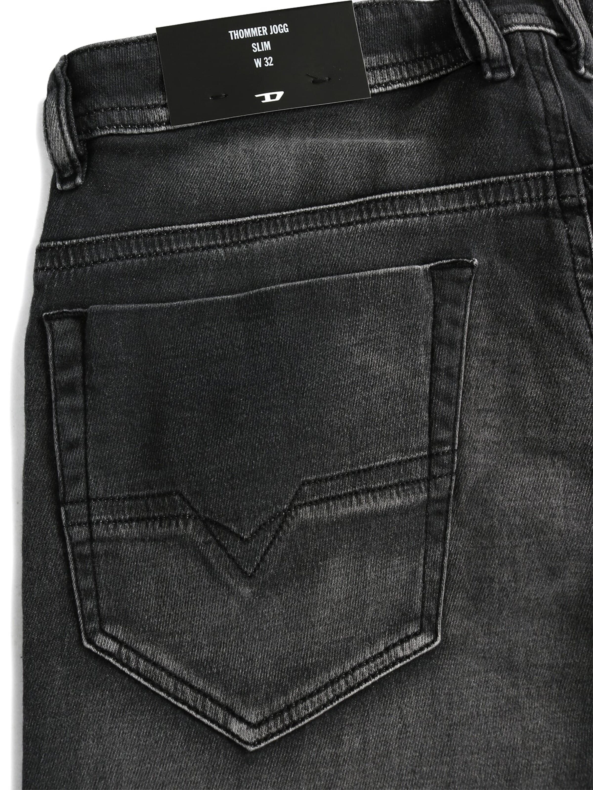 DIESEL - Slimfit Vaquero 'THOMMER JOGGJEANS Superstretch & Supersoft' en gris
