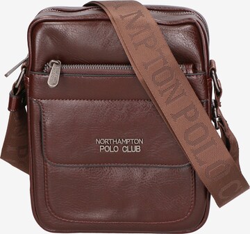 Northampton Polo Club Crossbody Bag in Brown: front