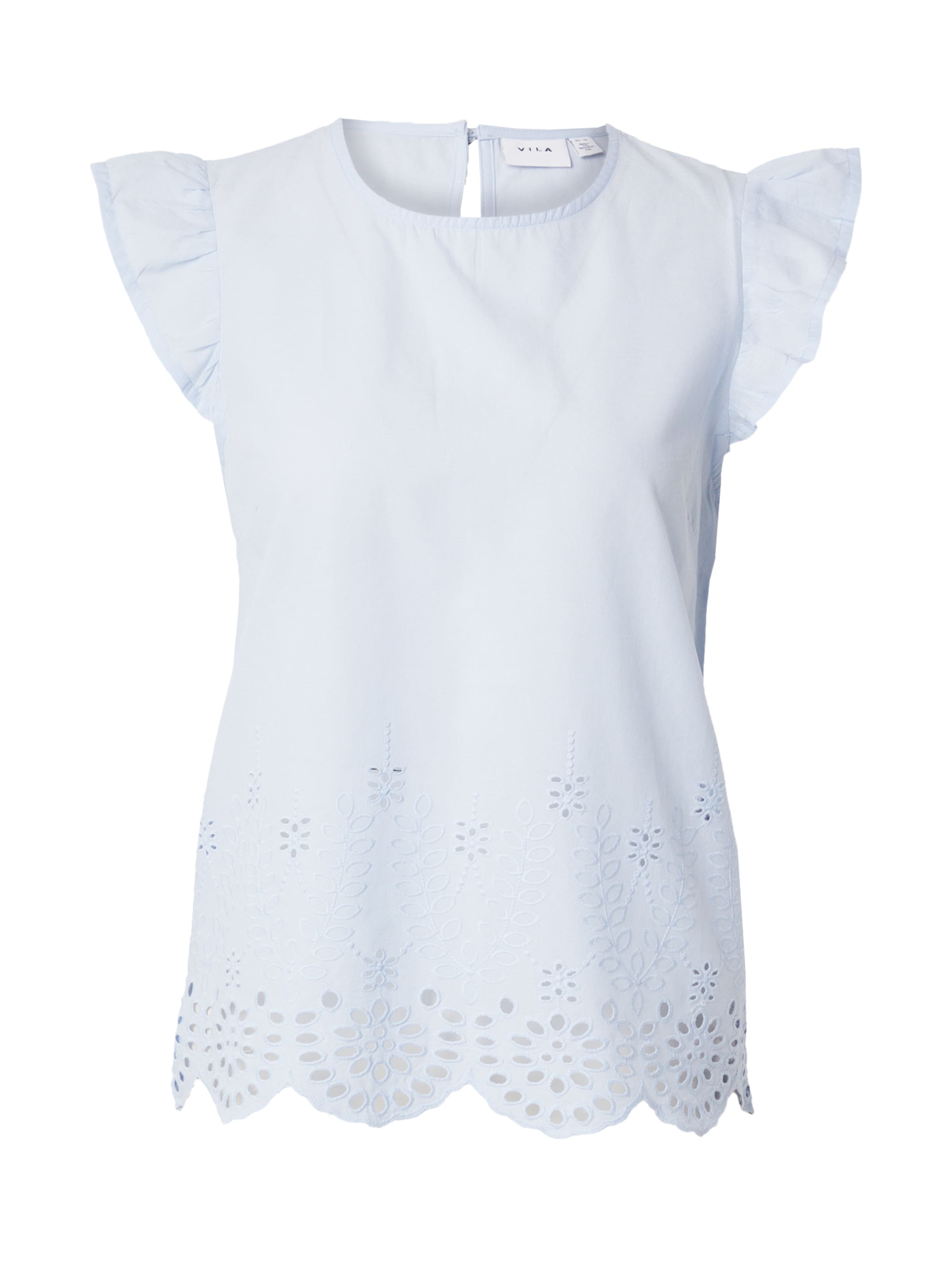 VILA Shirt 'VIHortensa' in Blue: front