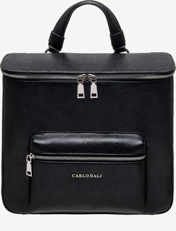 Carlo Dali Backpack 'Emma' in Black: front