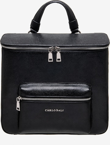 Carlo Dali Backpack 'Emma' in Black: front