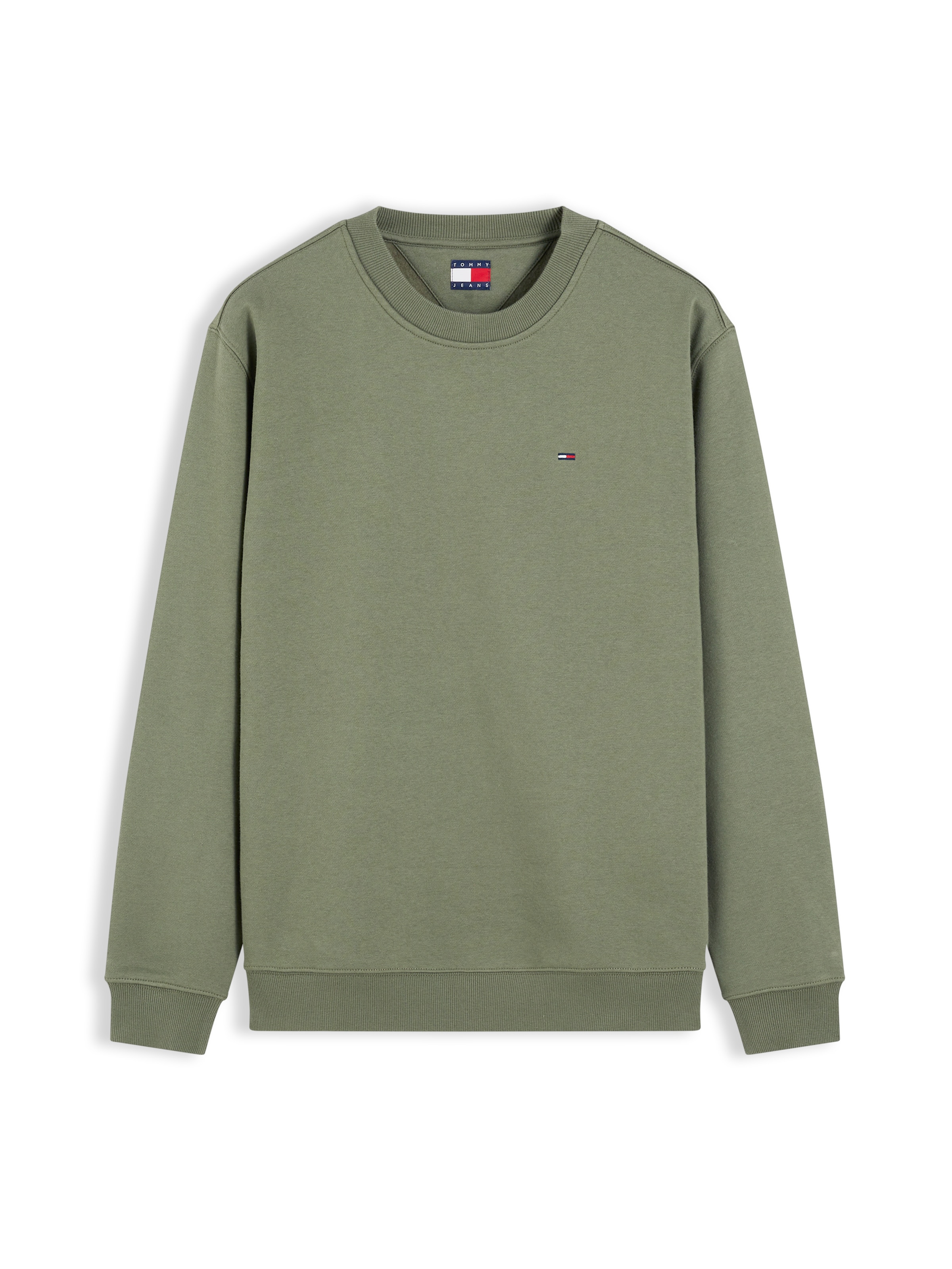 Tommy Jeans Sweatshirt in Grün: Vorderseite