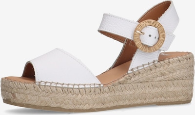 MANFIELD Sandale in weiß, Produktansicht