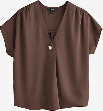 Chemisier Next en marron : devant