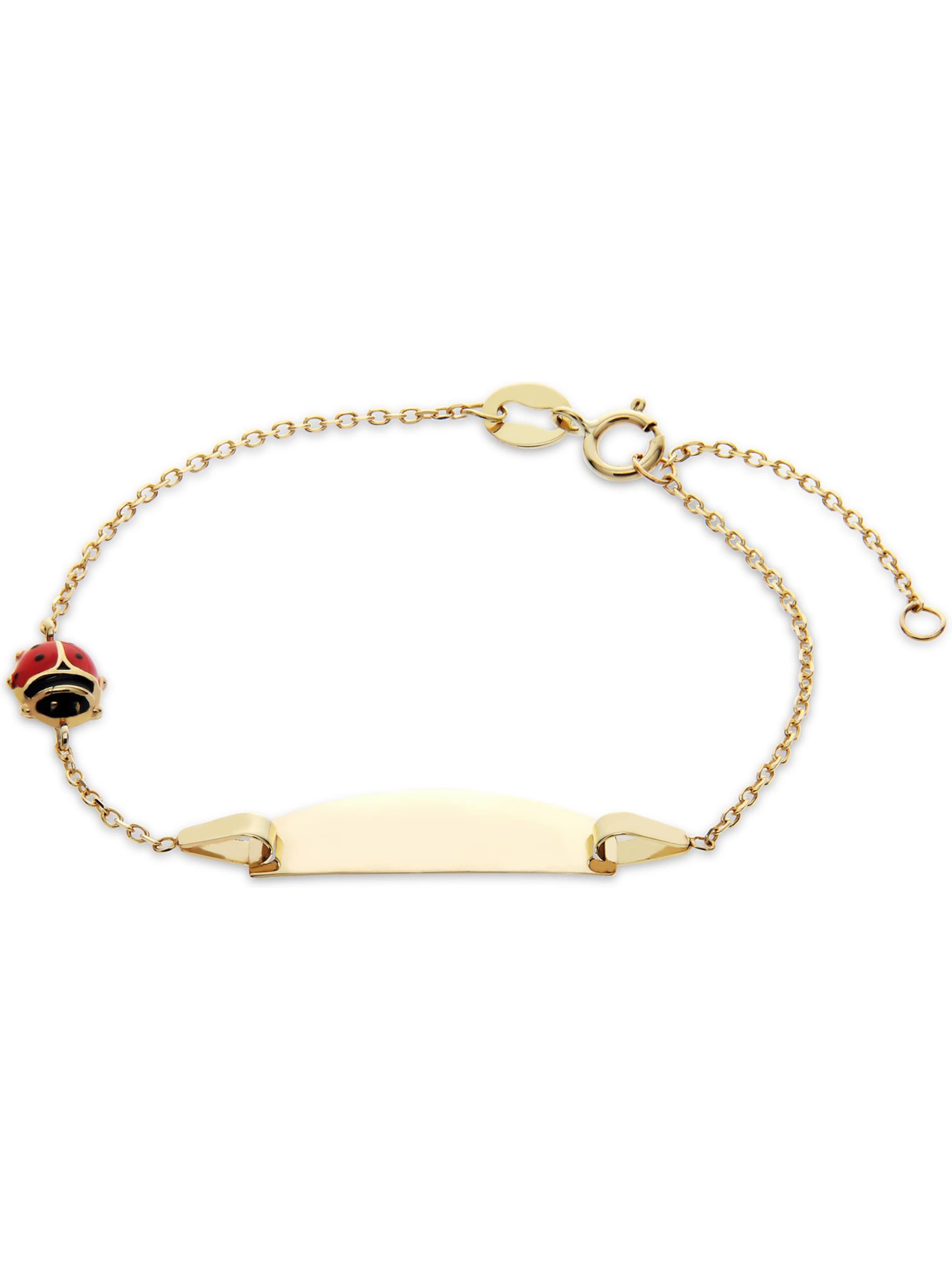 FAVS Little Friends Armband in Gold: Vorderseite