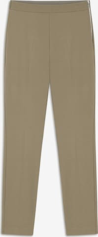 Twist Skinny Leggings in Beige: front