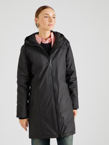 Freequent Between-seasons coat in Black: front