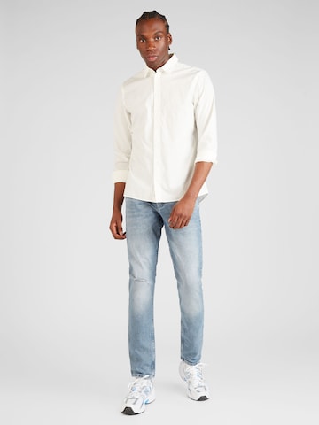 BLEND Regular fit Button Up Shirt in White