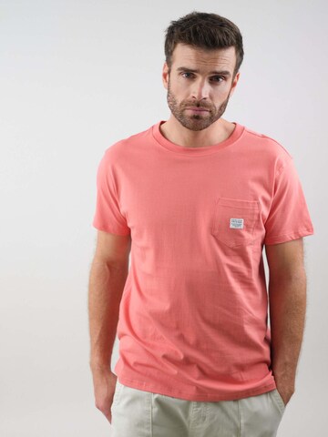 T-Shirt 'Basito' Deeluxe en orange : devant