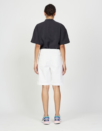 Gang Wide leg Pants 'Bermudas' in White