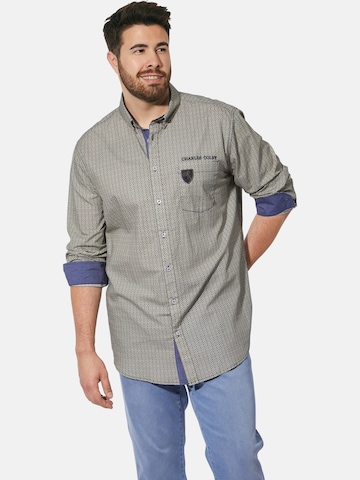 Charles Colby Comfort fit Overhemd 'Duke Quillon' in Wit
