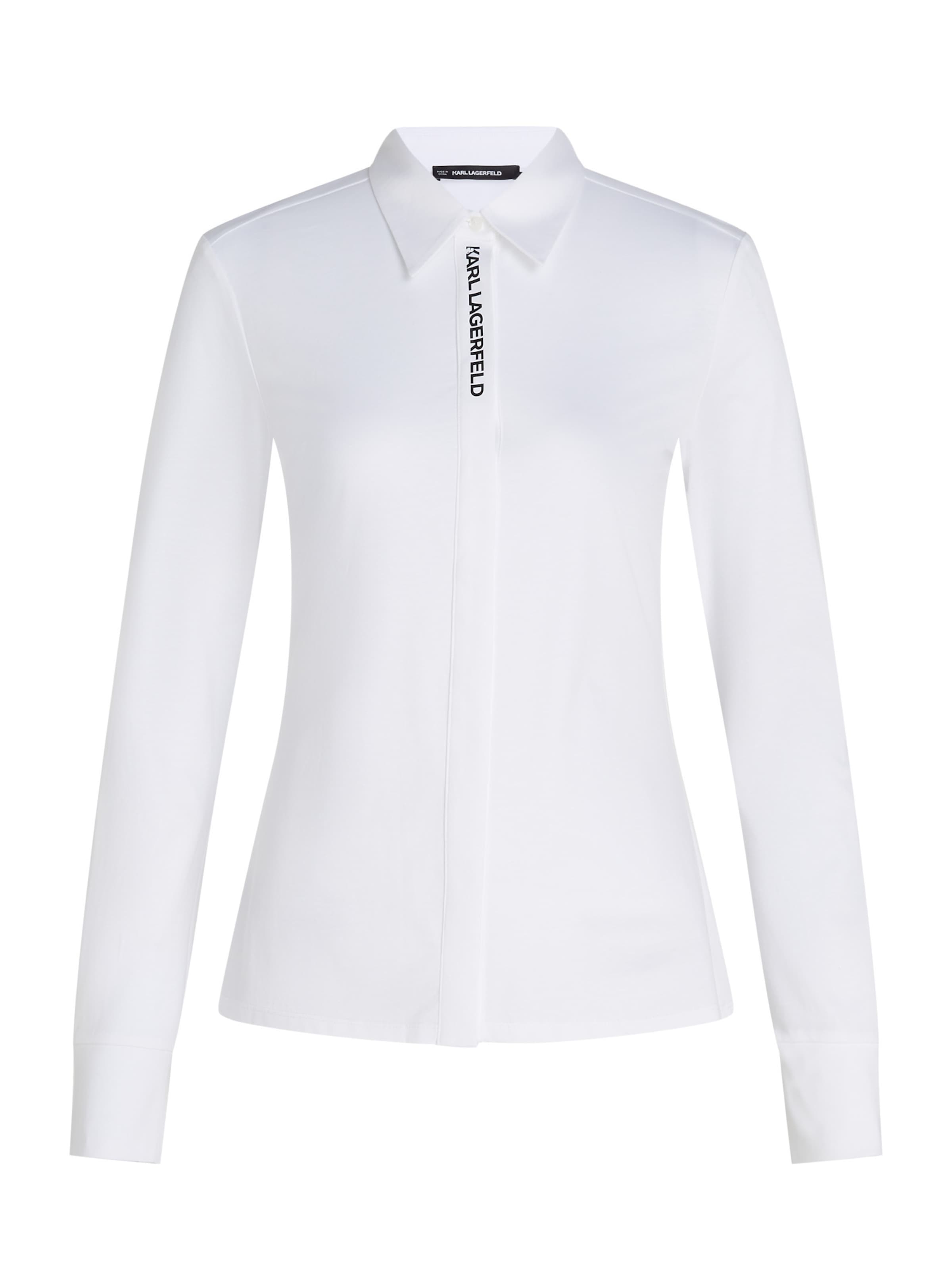 Karl Lagerfeld Bluse in Weiß: Vorderseite