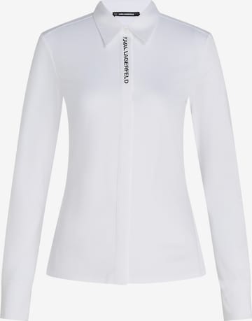 Bluză de la Karl Lagerfeld pe alb: față