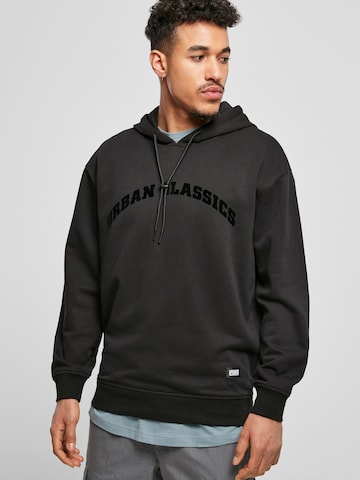 Urban Classics - Sudadera en negro: frente