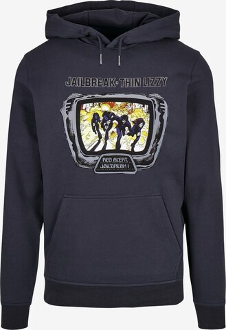 Sweat-shirt 'Thin Lizzy - Jailbreak' Merchcode en bleu : devant