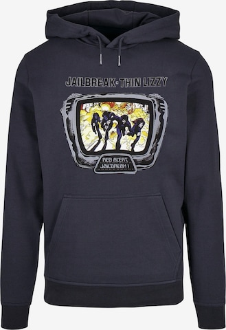 Merchcode Sweatshirt 'Thin Lizzy - Jailbreak' in Blau: predná strana