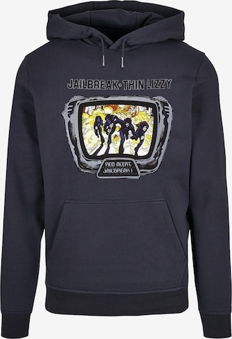 Sweat-shirt 'Thin Lizzy - Jailbreak' Merchcode en bleu : devant