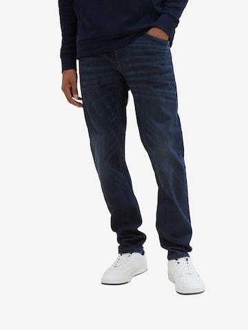 TOM TAILOR Tapered Jeans i blå: framsida