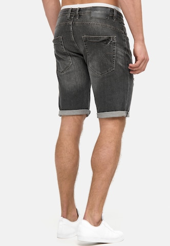 INDICODE JEANS Regular Shorts 'Caden' in Grau