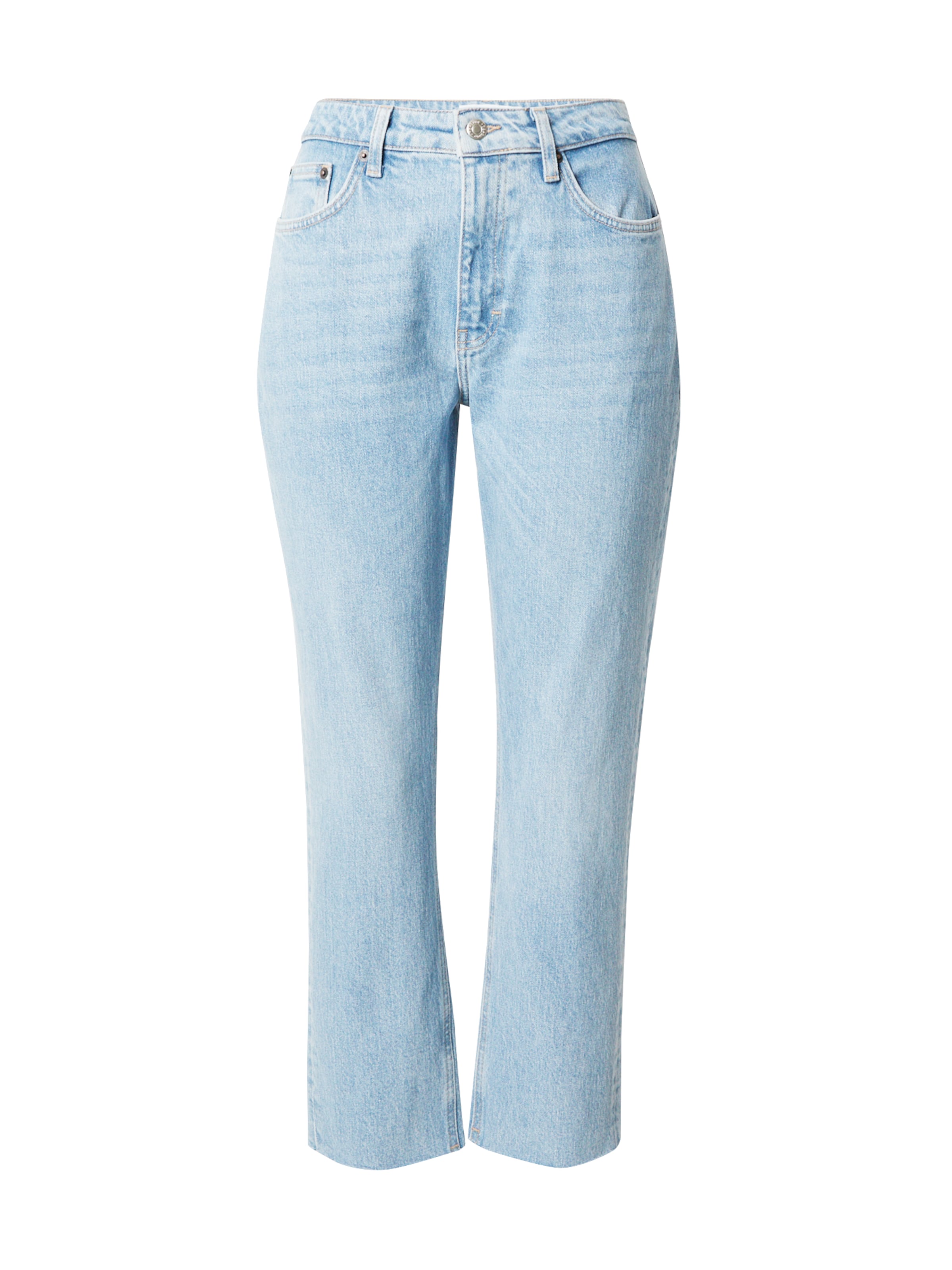 Regular Jeans de la TOPSHOP pe albastru: față