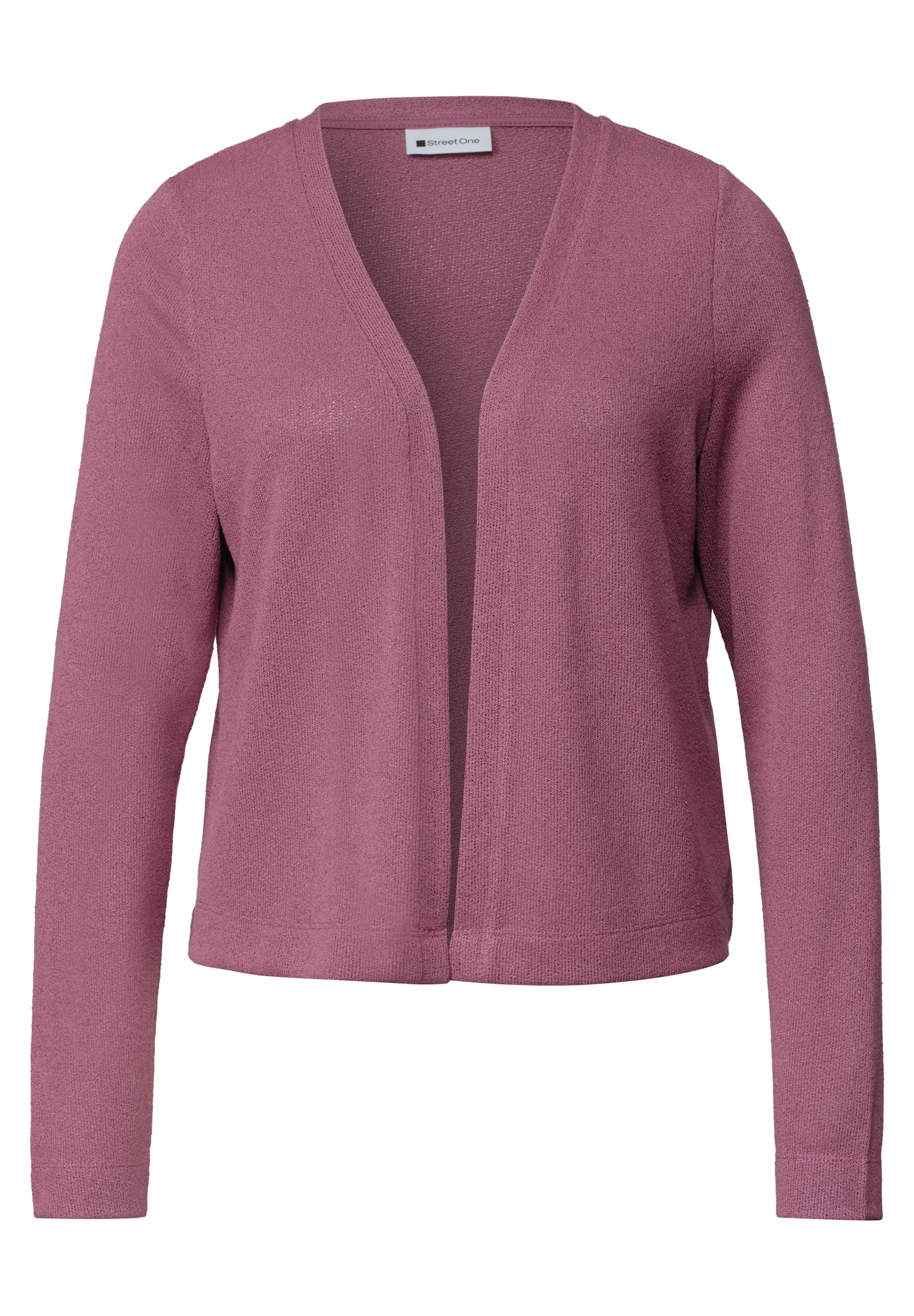 STREET ONE Knit Cardigan in Pink: front