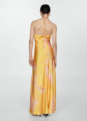 MANGO Evening Dress 'Estela' in Yellow