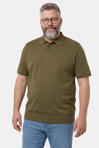 Men Plus Shirt in Grün: Vorderseite