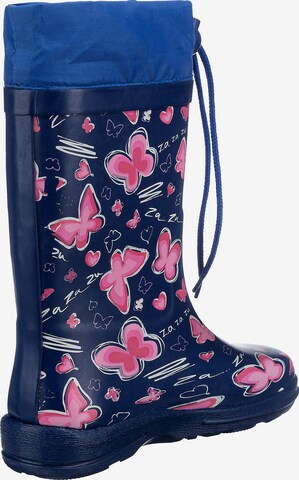 Bottes en caoutchouc 'Blue Summer' BECK en bleu